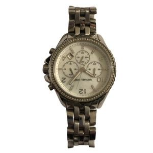 Michael Kors MK5346 Pilot Silver-tone Glitz Watch